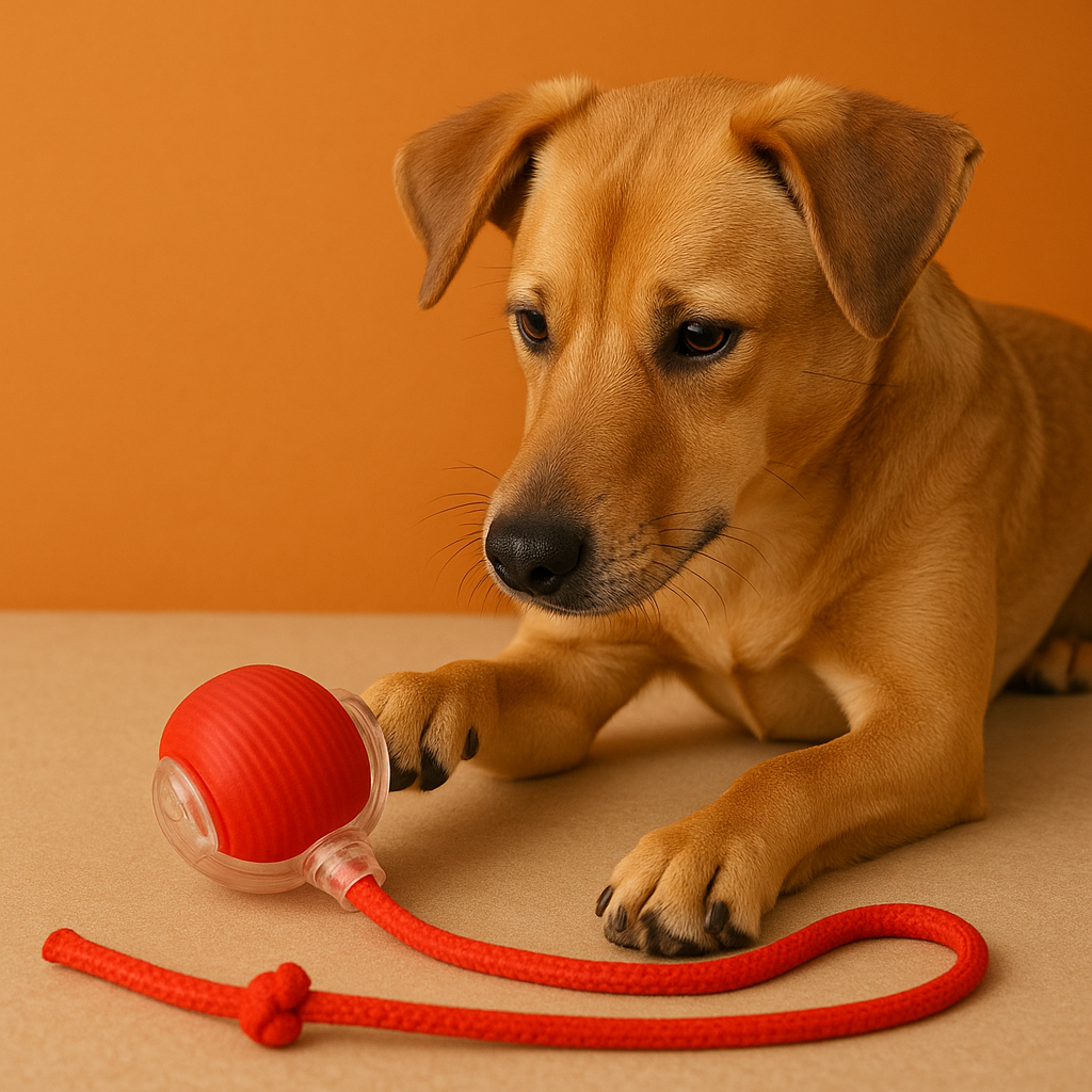 ENGAGING AUTOMATIC DOG AND CAT CHASER TOY